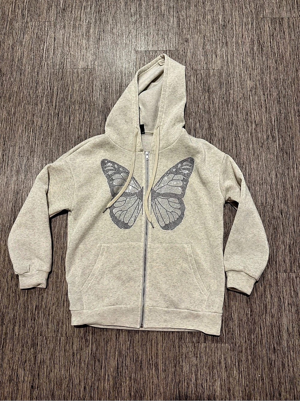 Butterfly Graphic Zip Hoodie